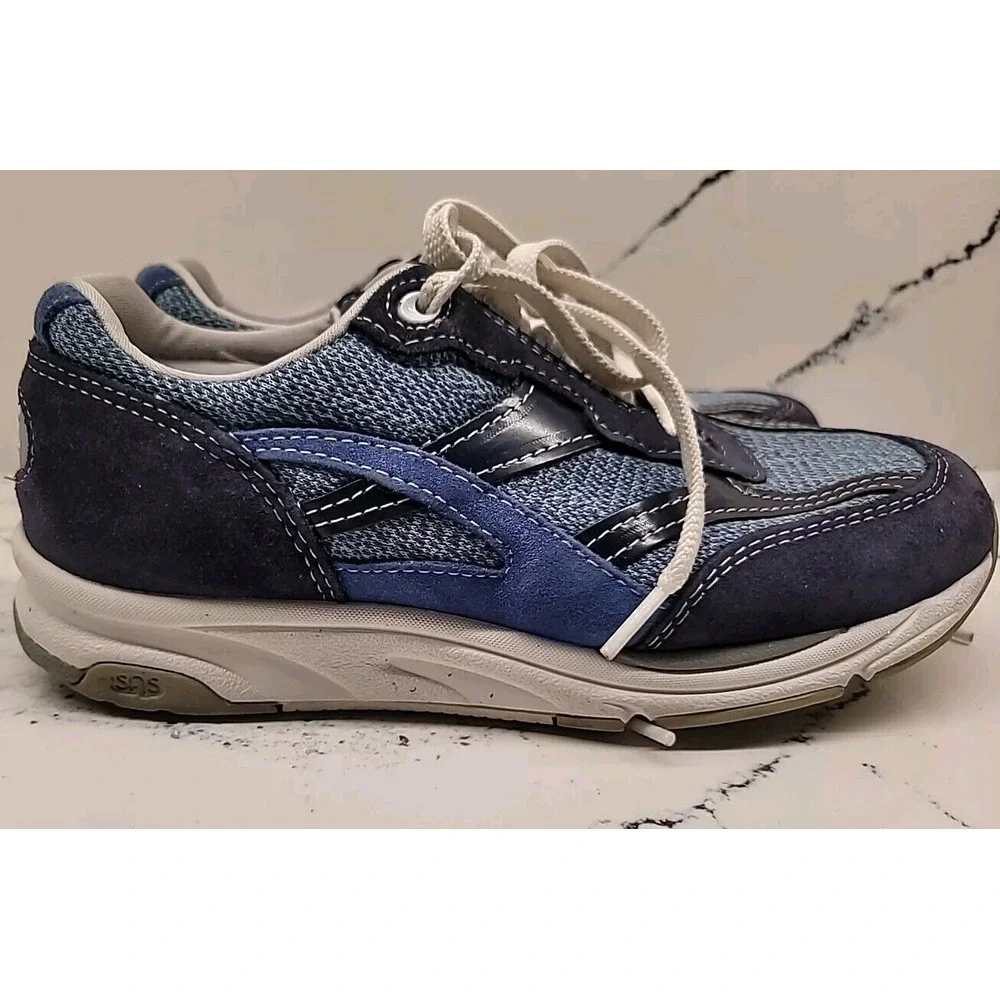 SAS Tour Mesh LT Marine Womens Size 6M Blue Tripad Comfort‎ Shoes